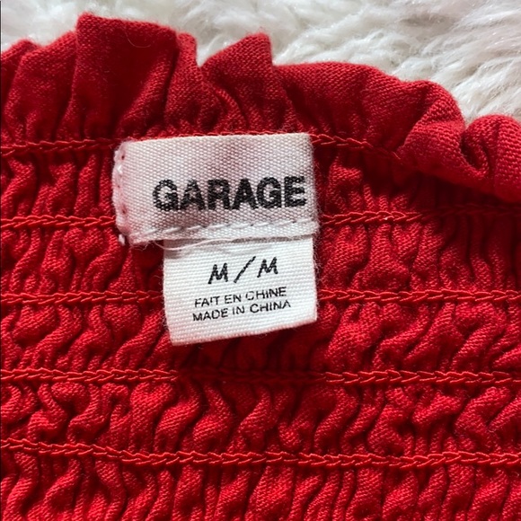 Garage Red Tube Top - Picture 2 of 2